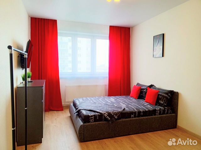 

1-к. квартира, 37 м², 2 кровати