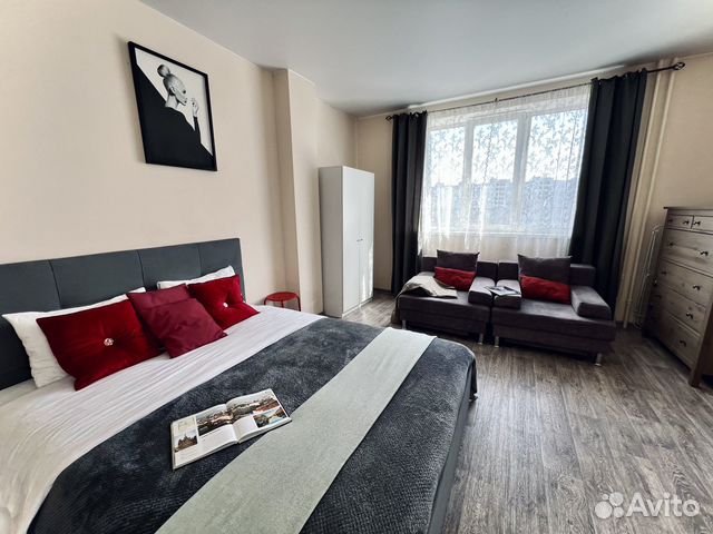 

Квартира-студия, 35 м², 3 кровати