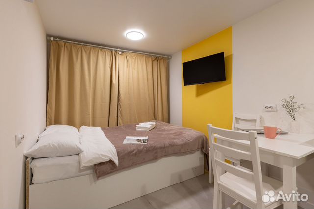 

Квартира-студия, 12 м², 1 кровать