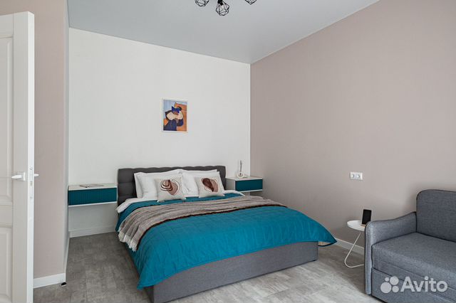 

1-к. квартира, 33,5 м², 2 кровати