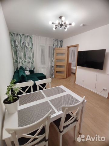 

1-к. квартира, 40 м², 2 кровати
