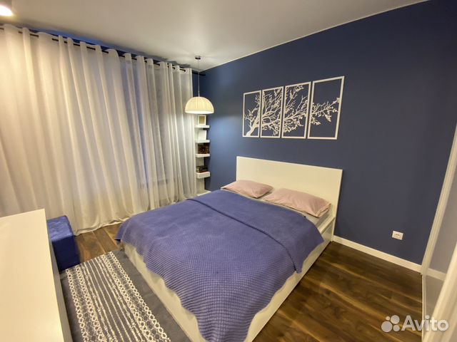 

1-к. квартира, 46 м², 2 кровати