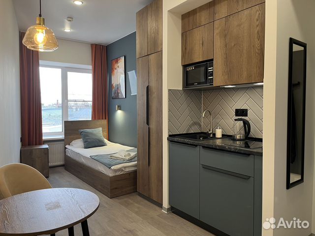 

Квартира-студия в апарт-отеле, 14 м², 1 кровать