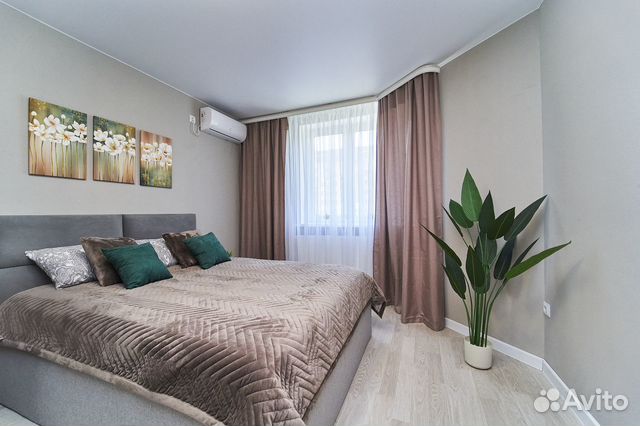 

1-к. квартира, 43 м², 2 кровати
