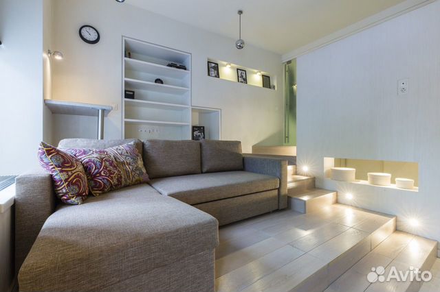 

Квартира-студия в апарт-отеле, 40 м², 2 кровати