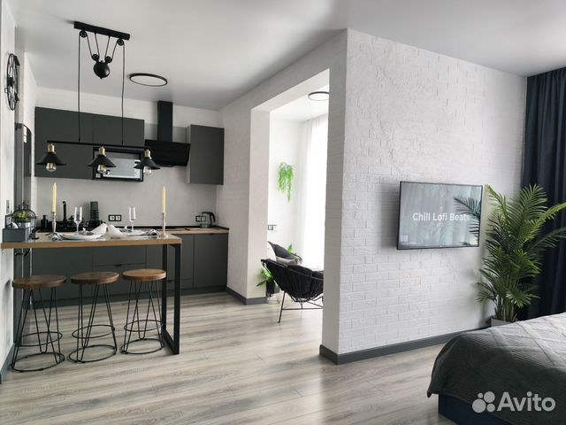 

Квартира-студия, 33 м², 1 кровать
