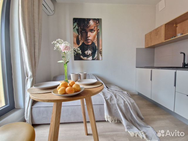 

Квартира-студия, 30 м², 3 кровати