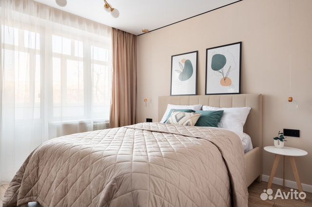 

1-к. квартира, 38 м², 2 кровати