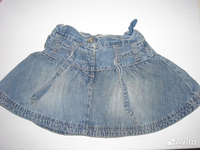 Юбка джинсовая р. 86