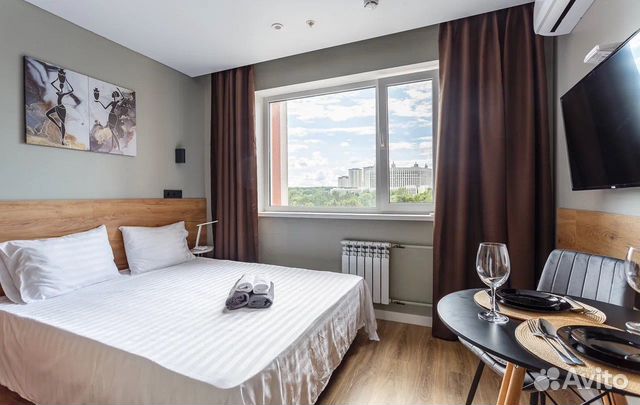 

Квартира-студия в апарт-отеле, 18 м², 1 кровать