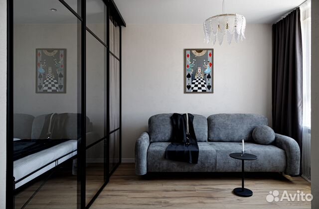 

1-к. квартира, 36 м², 2 кровати