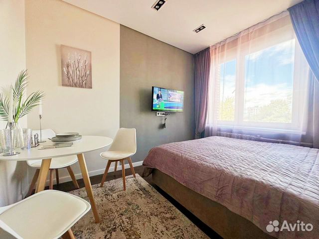

Квартира-студия, 23,4 м², 3 кровати
