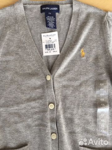 Кардиган Ralph Lauren, новый, 7 лет Кардиган Ralph Lauren, новый, 7 лет