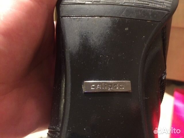 Сапоги женские чёрные, нат. кожа. Бренд Calipso Сапоги женские чёрные, нат. кожа. Бренд Calipso