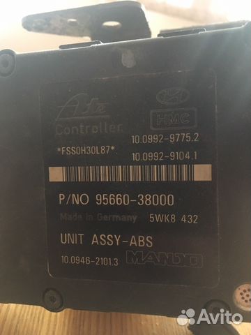 Модуль (блок) ABS Hyundai Sonata IV Модуль (блок) ABS Hyundai Sonata IV