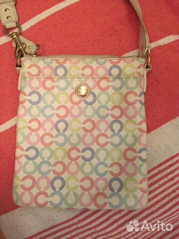 Сумка coach через плечо, оригинал