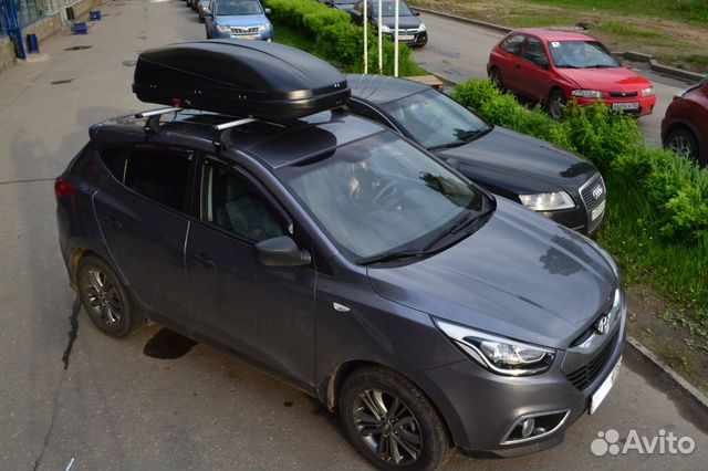 Багажник бокс на крышу Hyundai ix35 (2010-2015)