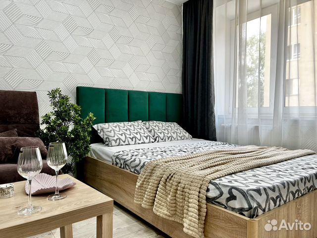 

1-к. квартира, 38 м², 2 кровати