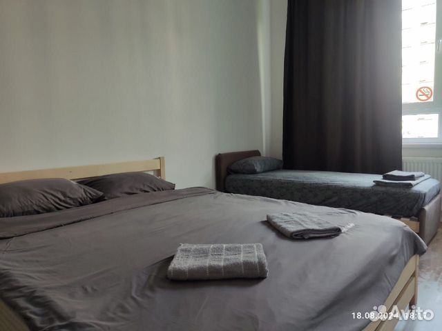 

1-к. квартира, 42 м², 4 кровати