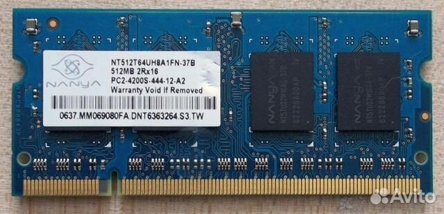 Память для ноутбука Nanya DDR2 - 512 mb Память для ноутбука Nanya DDR2 - 512 mb