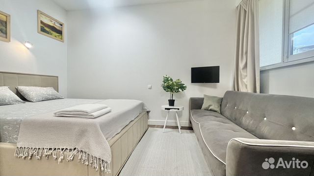 

Квартира-студия в апарт-отеле, 24 м², 2 кровати