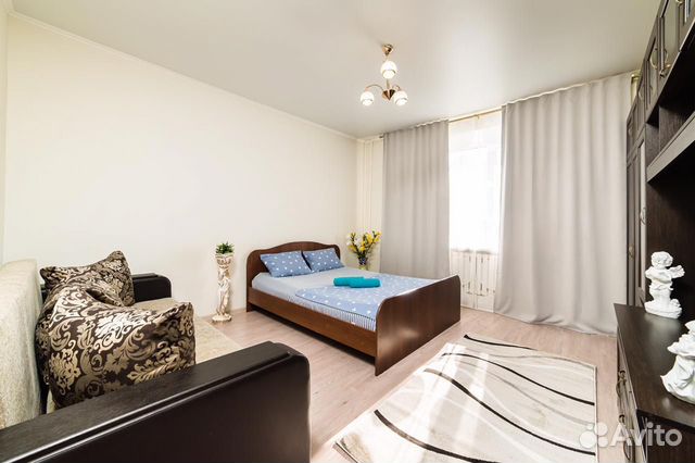 

1-к. квартира, 43 м², 3 кровати