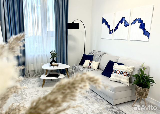 

1-к. квартира, 43 м², 2 кровати