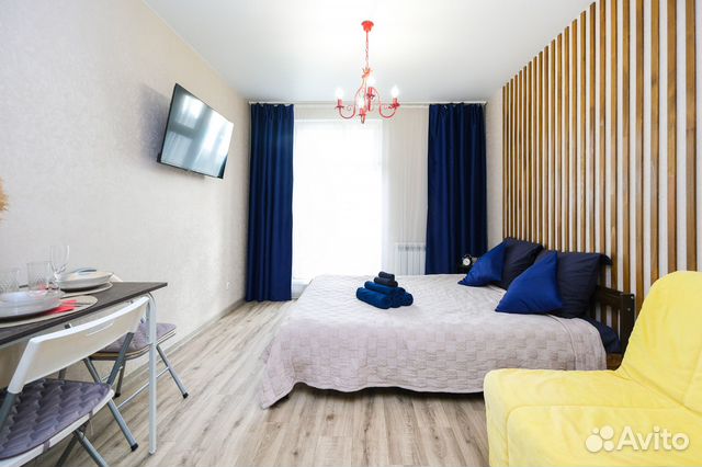 

Квартира-студия, 28 м², 2 кровати