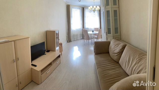 

1-к. квартира, 45 м², 2 кровати