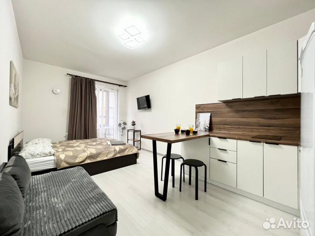

Квартира-студия, 27 м², 1 кровать