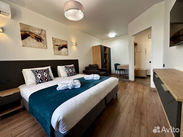 

1-к. квартира, 39 м², 2 кровати