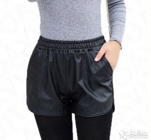 Шорты из экокожи новые Шорты из экокожи новые