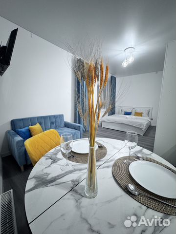 

Квартира-студия, 29 м², 2 кровати