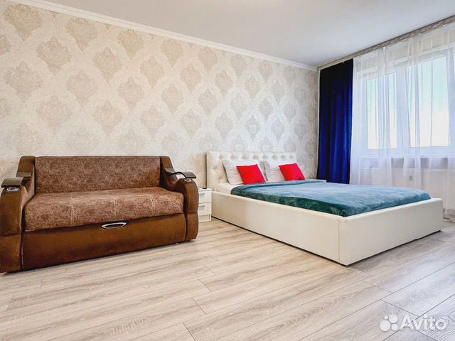 

1-к. квартира, 38 м², 2 кровати