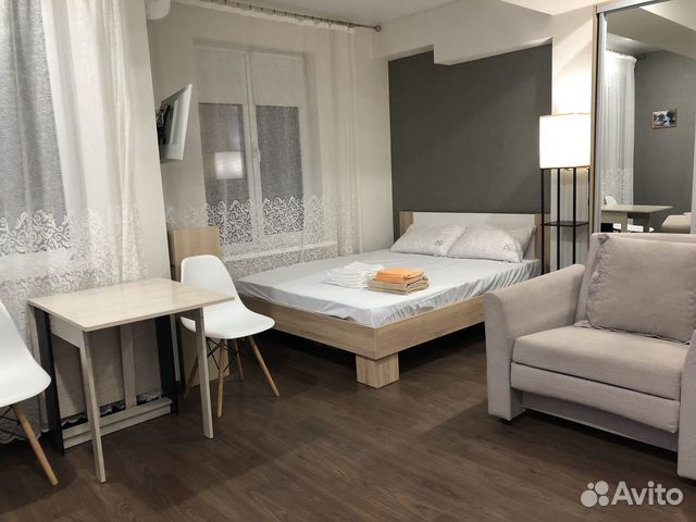 

Квартира-студия, 28 м², 2 кровати