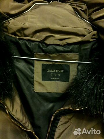 Пуховик zara Пуховик zara