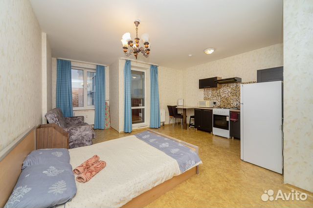 

Квартира-студия, 36 м², 2 кровати
