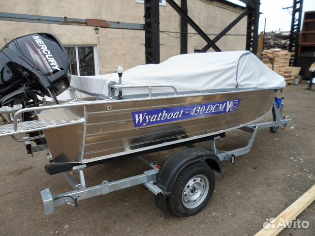 Wyatboat 430DCM новый алюминиевый катер в наличии