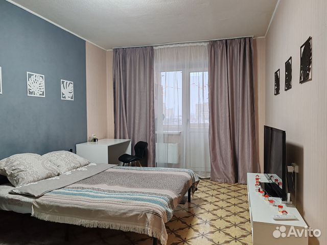 

1-к. квартира, 40 м², 2 кровати
