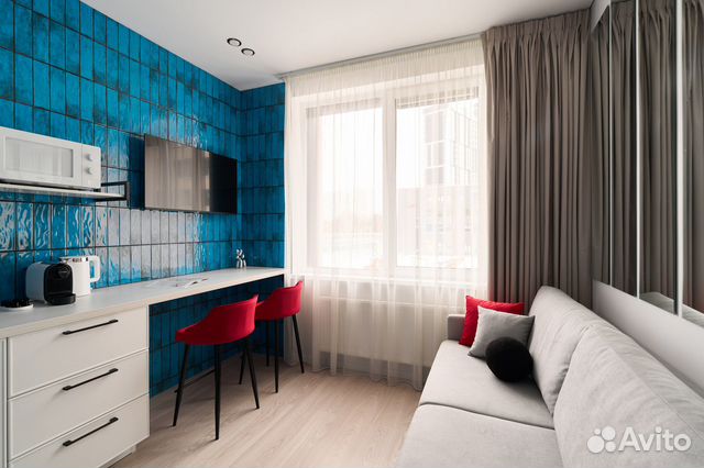 

Квартира-студия, 18 м², 1 кровать