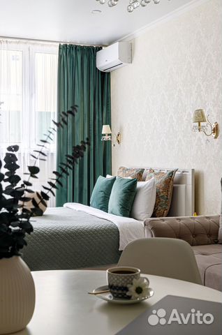 

1-к. квартира, 44 м², 3 кровати