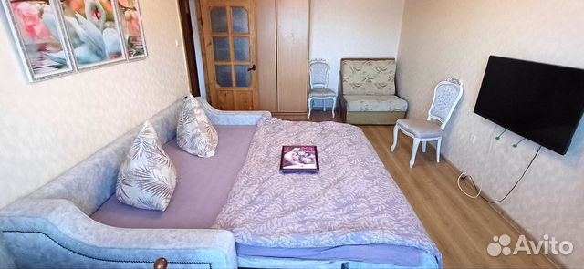 

1-к. квартира, 40 м², 2 кровати