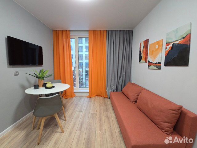 

Квартира-студия, 29 м², 1 кровать