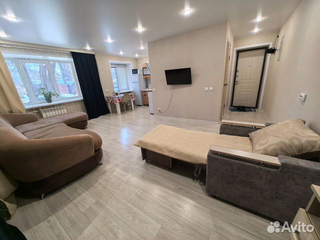 

Квартира-студия, 33 м², 2 кровати