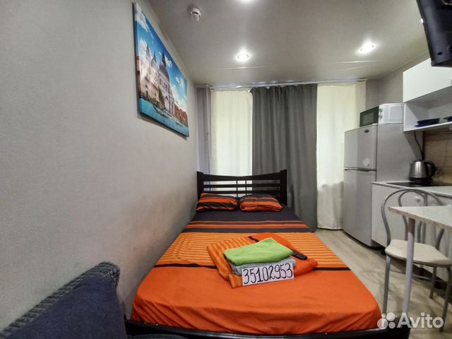 

Квартира-студия, 17,5 м², 2 кровати