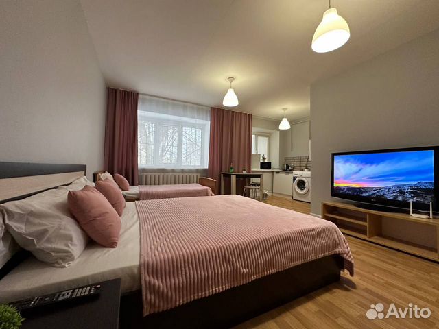 

Квартира-студия, 30 м², 2 кровати