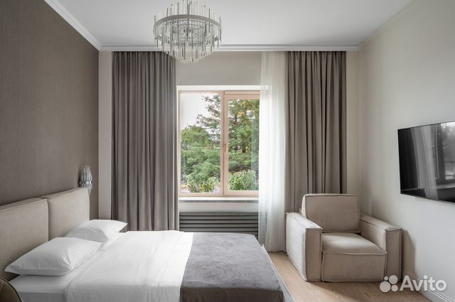 

Квартира-студия в апарт-отеле, 37,4 м², 2 кровати