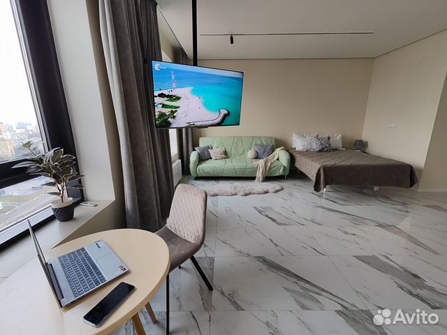 

Квартира-студия, 42 м², 2 кровати