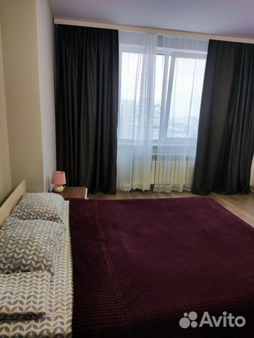 

1-к. квартира, 60 м², 2 кровати