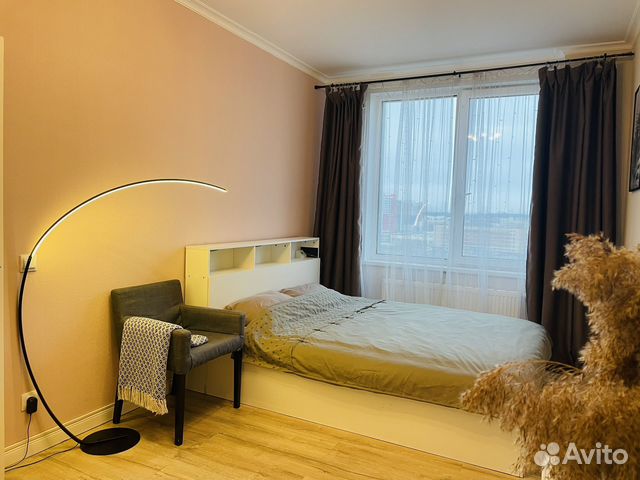 

1-к. квартира, 40 м², 2 кровати
